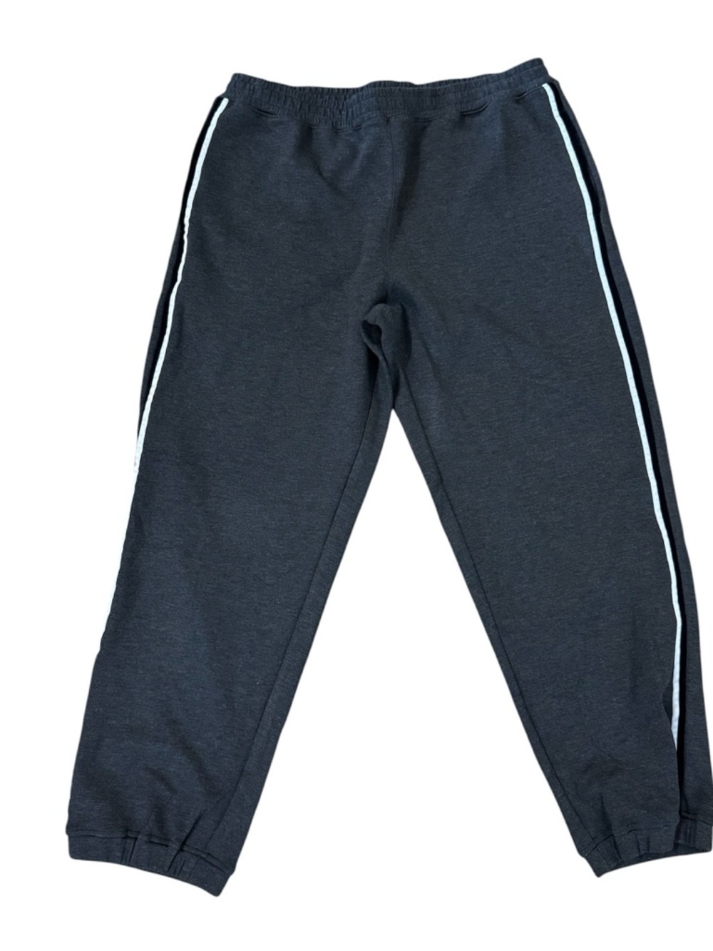 J.Crew Women’s Heather Charcoal Scuba-Knit Jogger Pant w/ Velvet Trim Sz XL NWT